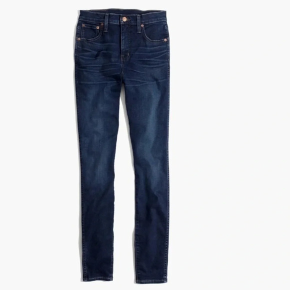 Madewell 10" High Rise Skinny Jeans Hayes Wash F4684 - Picture 2 of 11